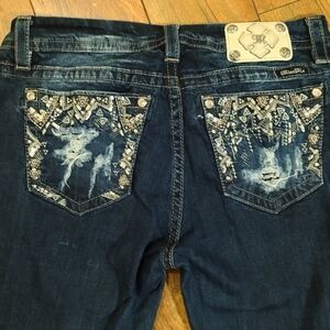 Gorgeous Miss Me Midrise Curvy Crop Jeans With 26" Inseam